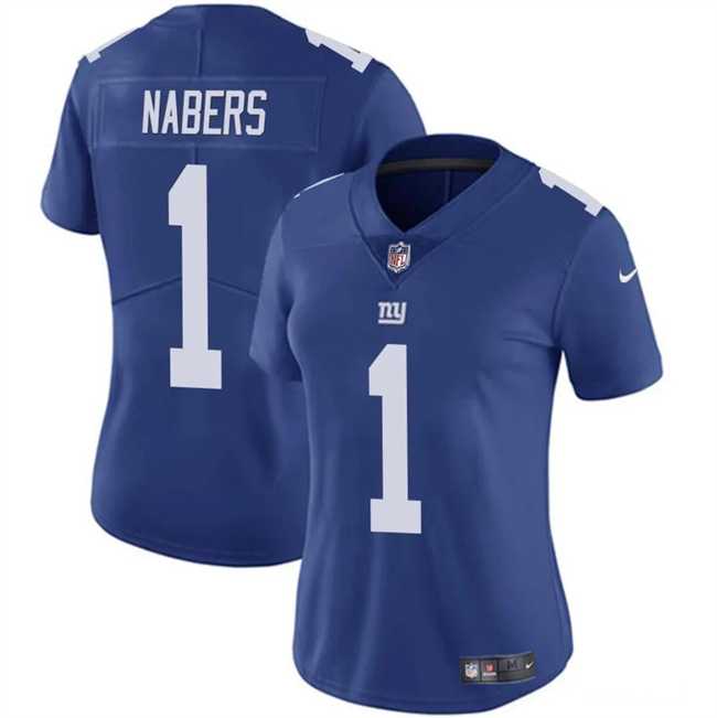 Women's New York Giants #1 Malik Nabers Blue Vapor Stitched Jersey Dzhi,We sell and wholesale Women's New York Giants #1 Malik Nabers Blue Vapor Stitched Jersey Dzhi on line form chian!